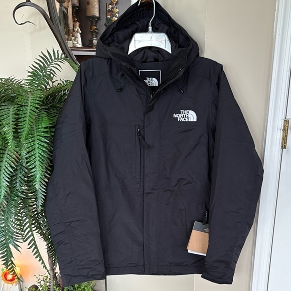 Brand New The North Face Freedom Jacket Black Zip Up Hooded Insulated Ski - Picture 1 of 16